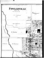 Fowlerville - Above Left, Livingston County 1875